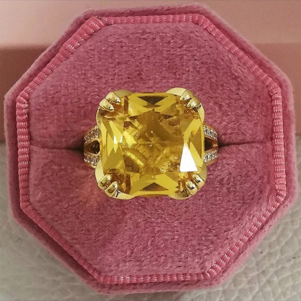 NEW HALO ENGAGEMENT S925 STERLING SILVER DIAMOND RING, CUTE RING, SHINY RING. - Picture 8 of 8